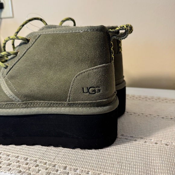Ugg, Neumel Heritage Platform, 1130604, Green & Black Size 8 - Picture 3 of 12